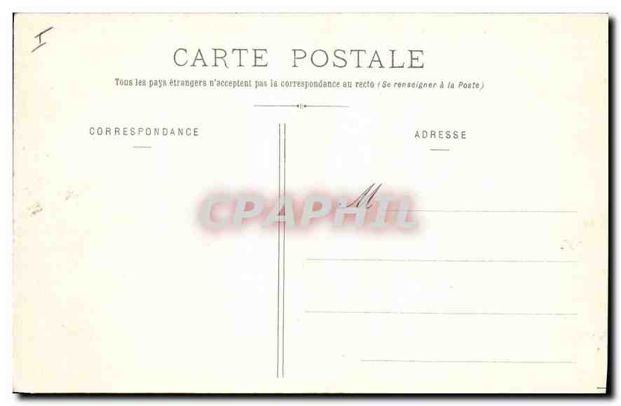 CPA Vichy Palais des Sources  — Rückseite