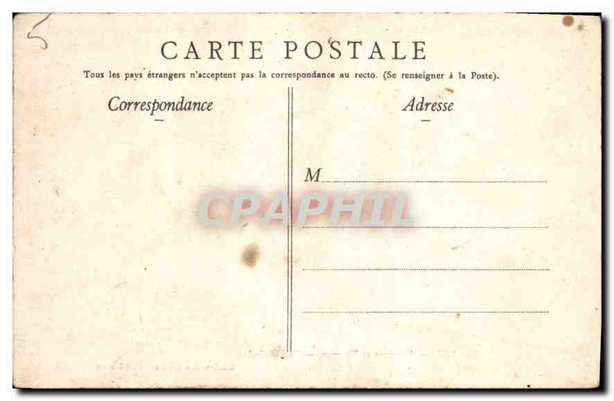 CPA Vichy Reservoir et Thermes Vue generale  — Rückseite