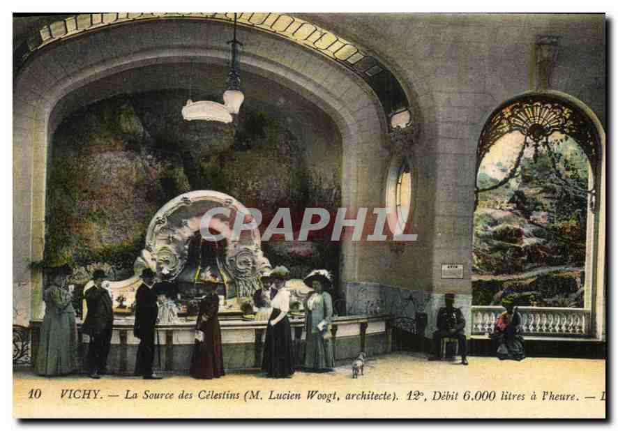 CPA Vichy La Source des Celestins 