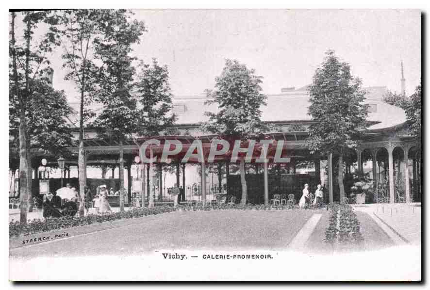 CPA Vichy Galerie Promenoir 