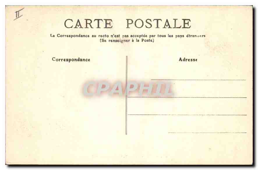 CPA Vichy La Restauration  — Rückseite
