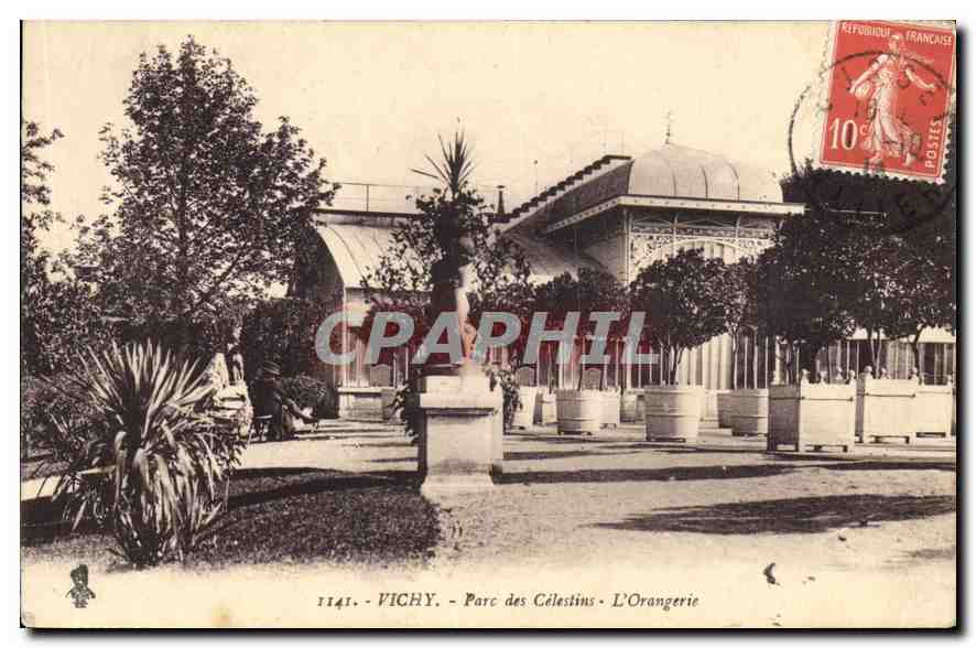 CPA Vichy Parc des Celestins L'Orangerie 