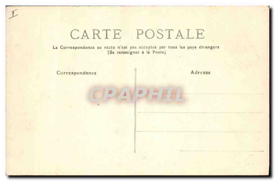 Vichy — Palais des Sources — Allier — 1917 — Back