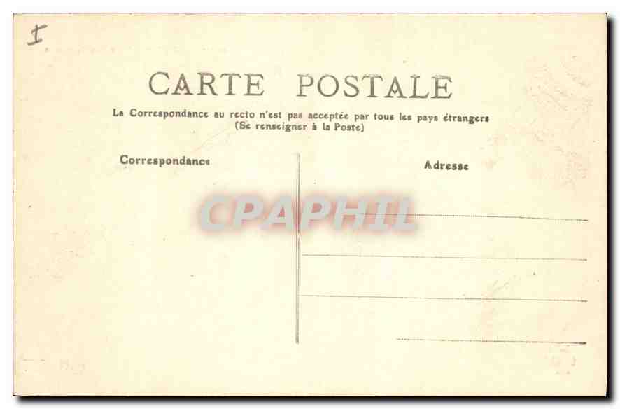 CPA Vichy Parc des Celestins  — Verso