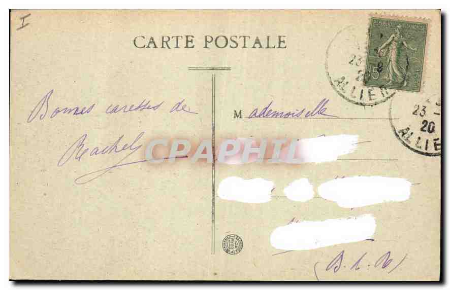 CPA Vichy Rotonde de la Source des Celestins  — Rückseite