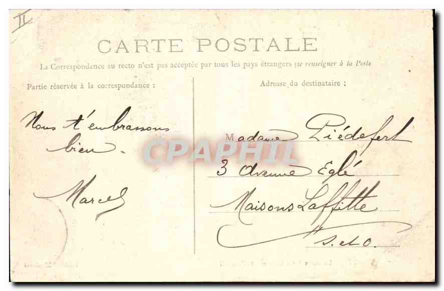 CPA Vichy Le nouvel Etablissement Thermal  — Rückseite