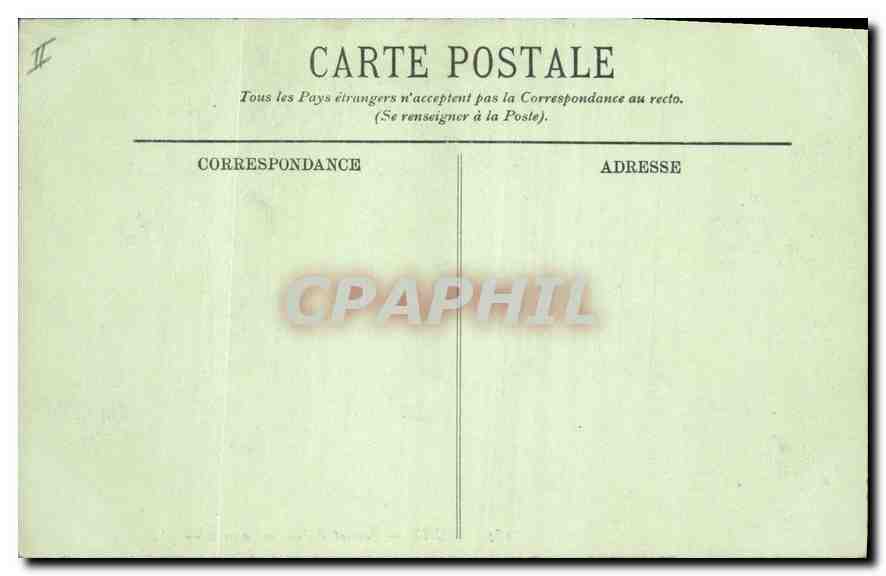 CPA Vichy Parc et Palais des Sources  — Rückseite