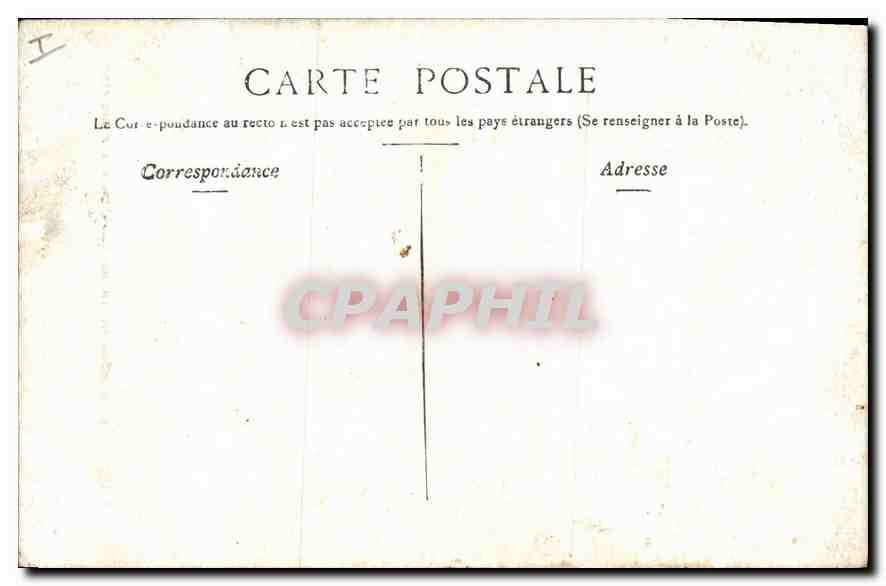 CPA Vichy Etablissement Thermal Entree Principale  — Verso
