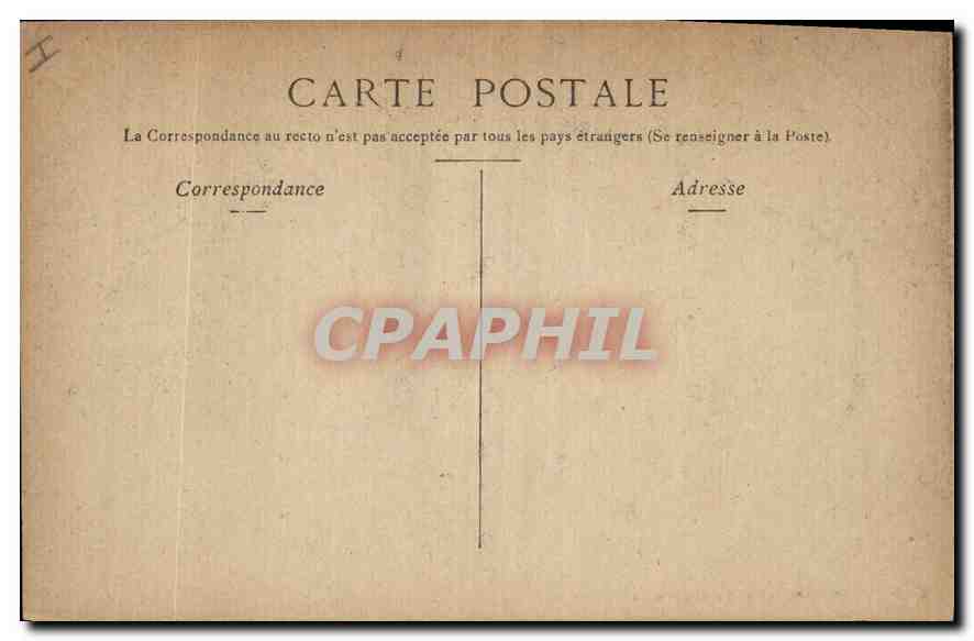 CPA Vichy Perspective de l'Etablissement Thermal  — Verso