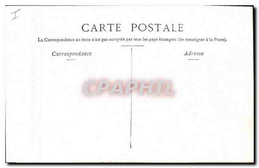 CPA Vichy Etablissement Thermal Entree Principale  — Rückseite