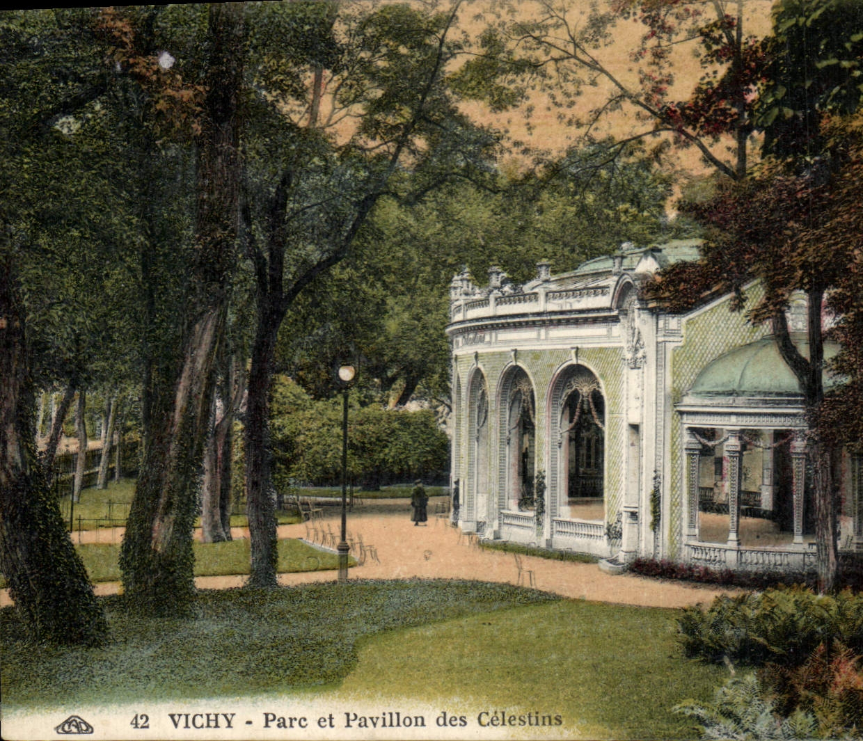 Vichy - Parc et Pavillon des Célestins — éditeur Vichy, n° 42