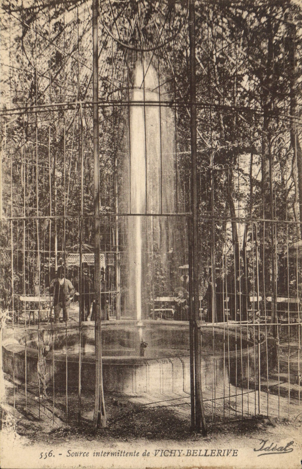 CPA Source intermittente de Vichy Bellerive 