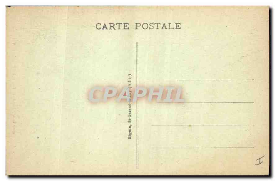 CPA Source intermittente de Vichy Bellerive  — Verso