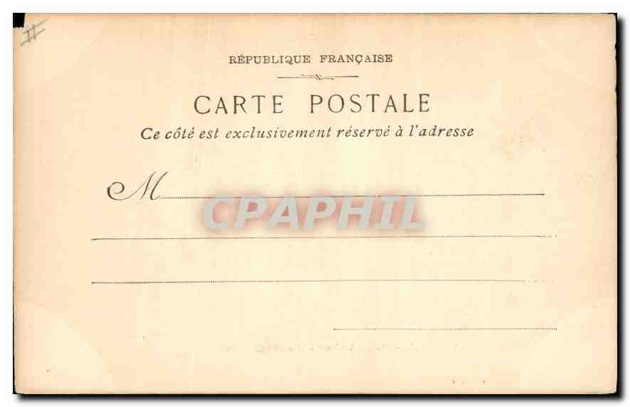 CPA Vichy La Maison de Sevigne  — Verso