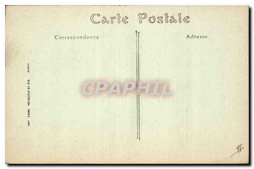 CPA Vichy La Galerie du Palais des Sources  — Rückseite