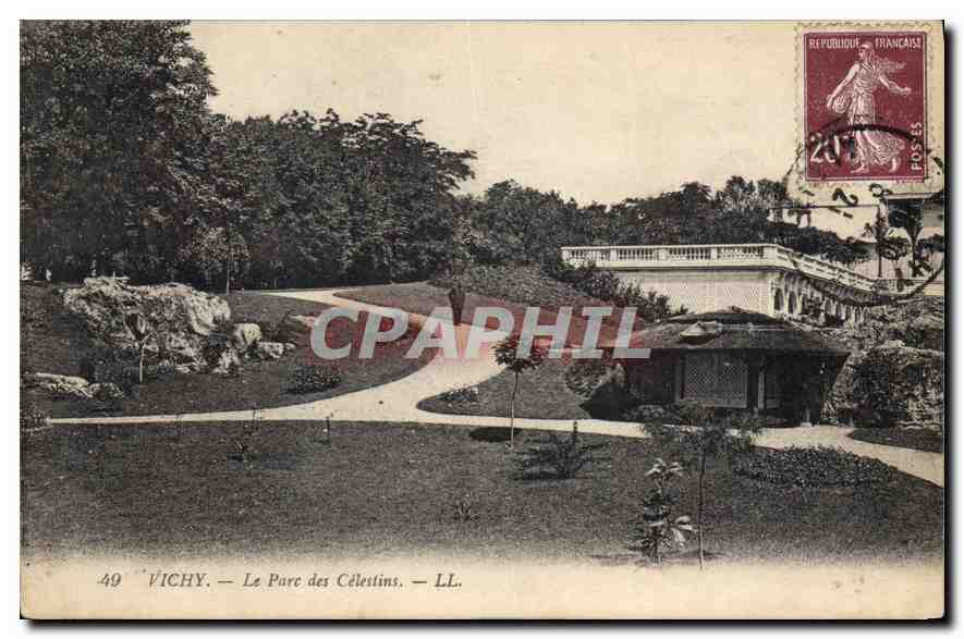 CPA Vichy Le Parc des Celestins 
