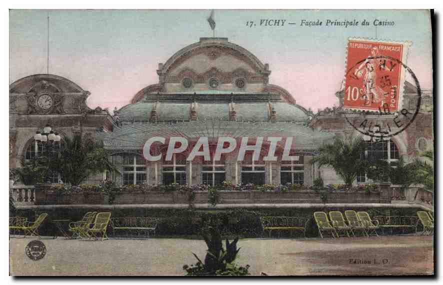 Vichy — Façade Principale du Casino — Édition L. D.