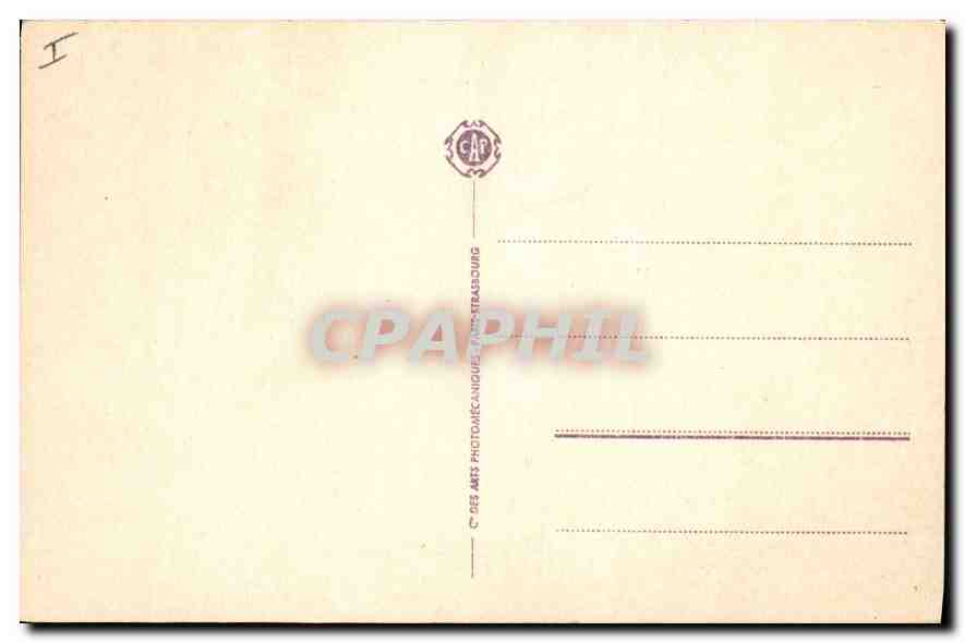 CPA Vichy La Source de l'Hopital  — Rückseite
