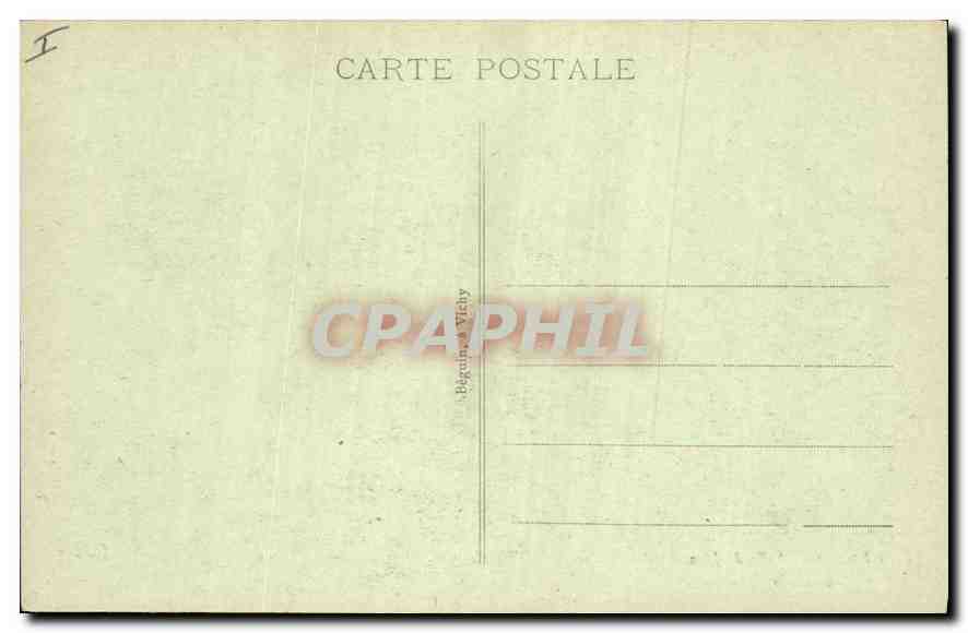 CPA Vichy Salle de Jeux du Casino  — Rückseite