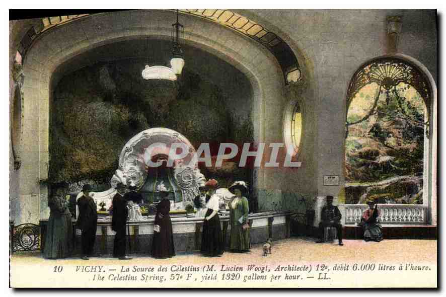 CPA Vichy La Source des Celestins 