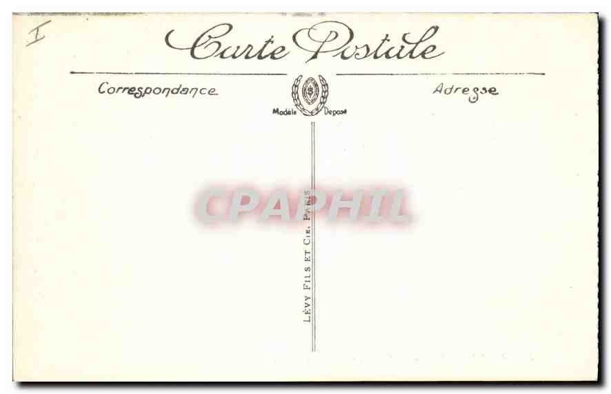 CPA Vichy L'Allee du Casino  — Verso