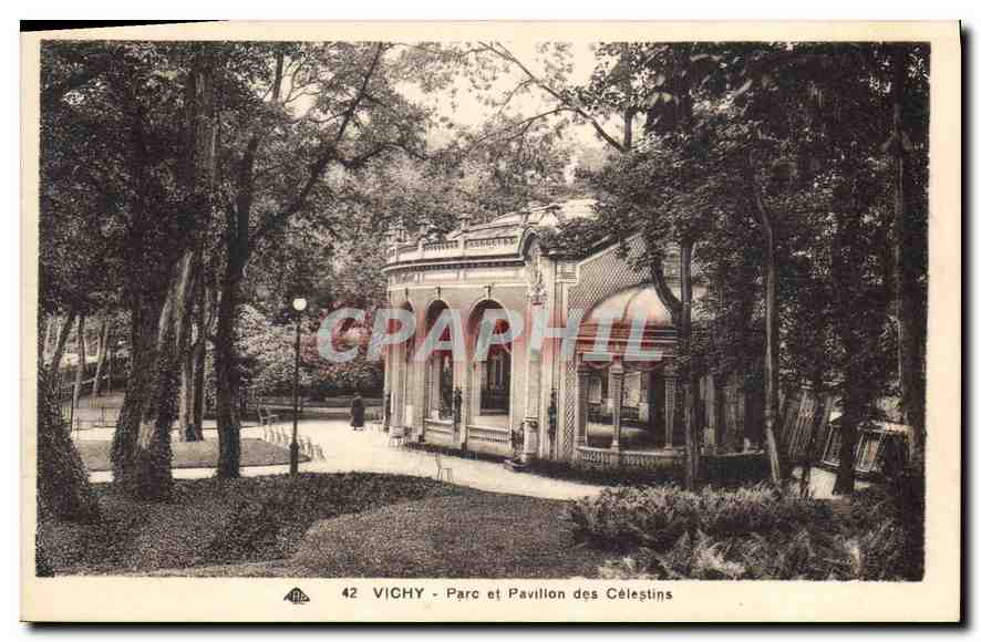 CPA Vichy Parc et Pavillon des Celestins 