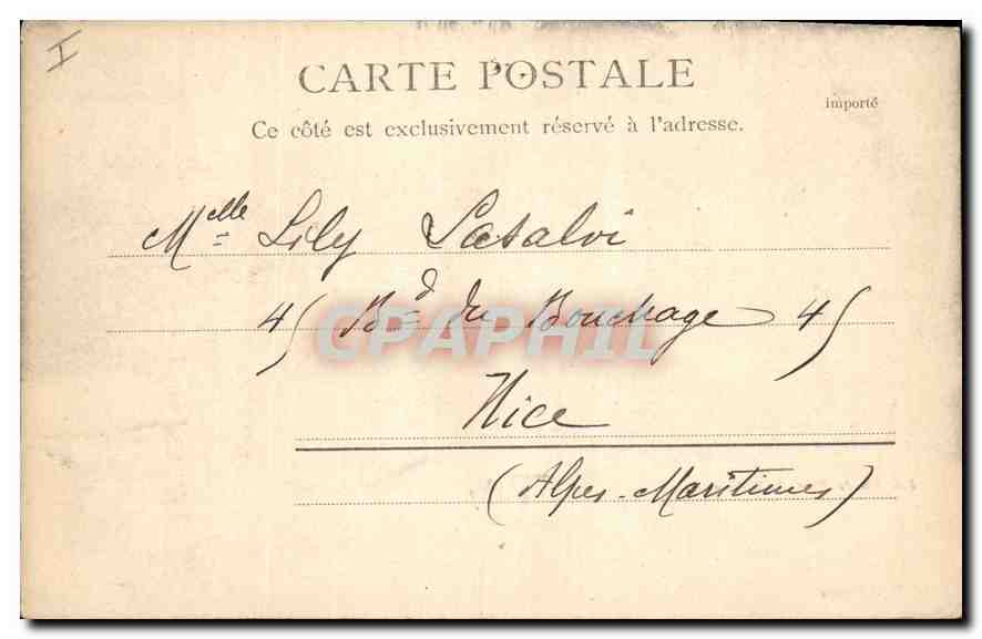 CPA Vichy Pavillon de Mme de Sevigne  — Rückseite