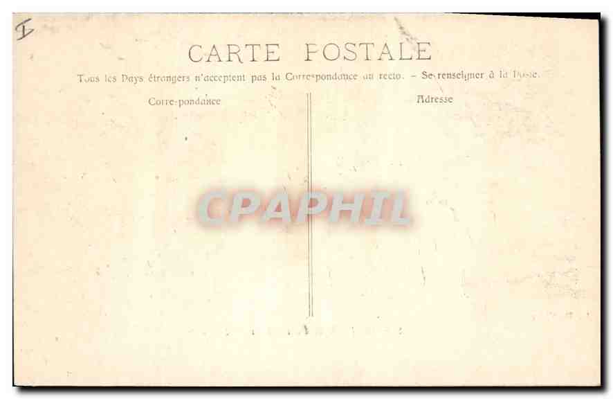 CPA Vichy Allee du Nouveau Parc  — Rückseite