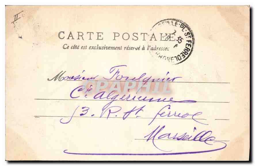 CPA Vichy Chalet de l'Empereur  — Rückseite