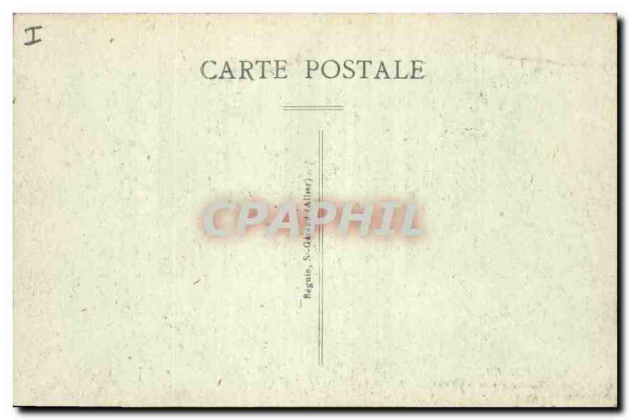 CPA Vichy L'Etablissement thermal  — Rückseite