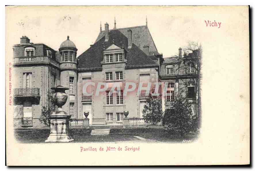 CPA Vichy Pavillon de Mme De Sevigne 