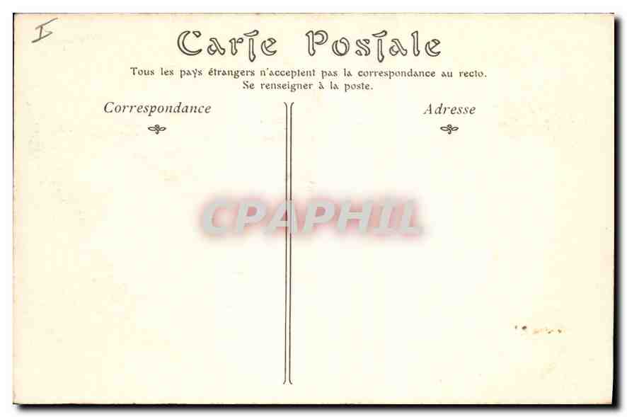 CPA Vichy Le Casino Vestibule du Hall  — Verso