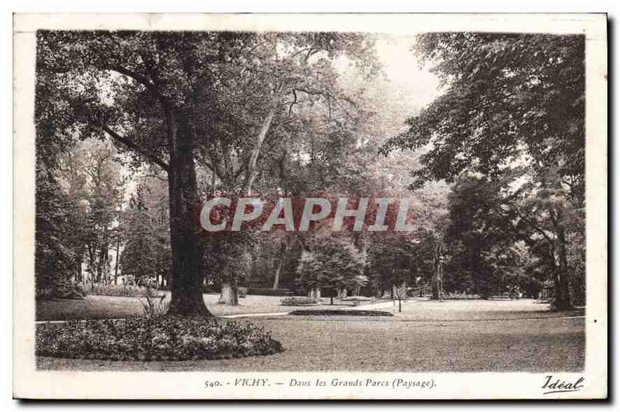CPA Vichy Dans les Grands Pares Paysage 