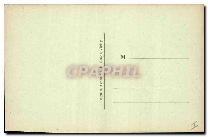 CPA Vichy Interieur de la Chapelle des Franciscaines  — Verso