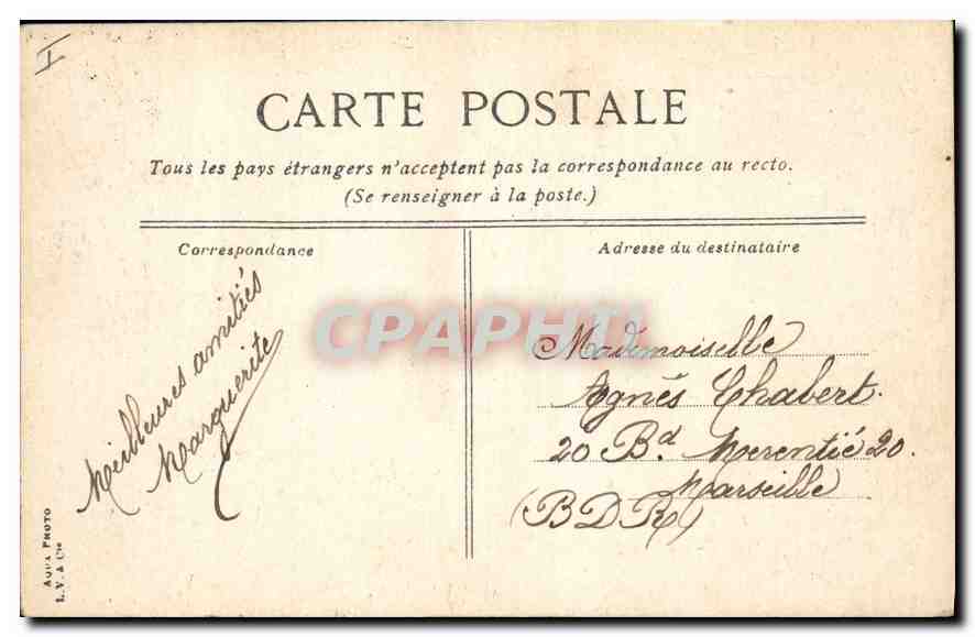 CPA Vichy l'Orangerie des Celestins  — Rückseite