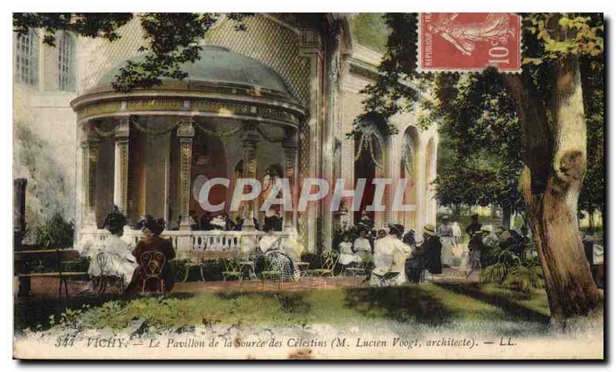 CPA Vichy Le Pavillon de la Source des Celestins 