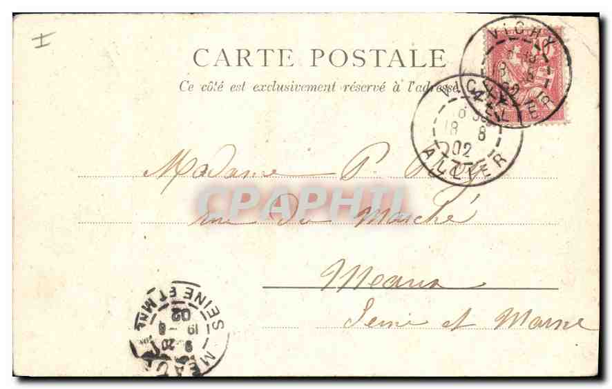CPA Vichy Source Lardy  — Rückseite