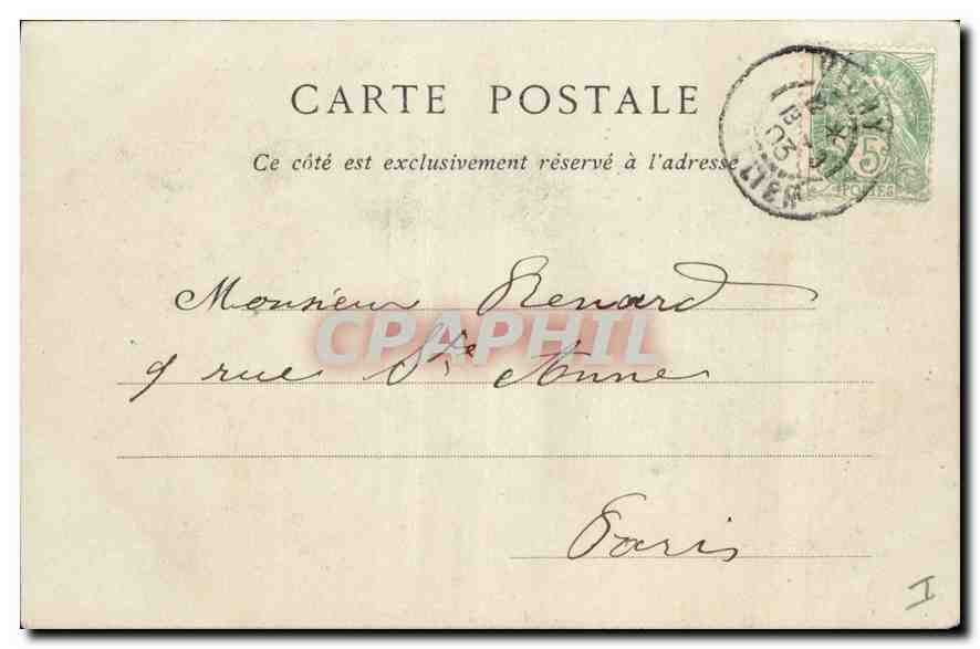 CPA Vichy Les Celestins — Back