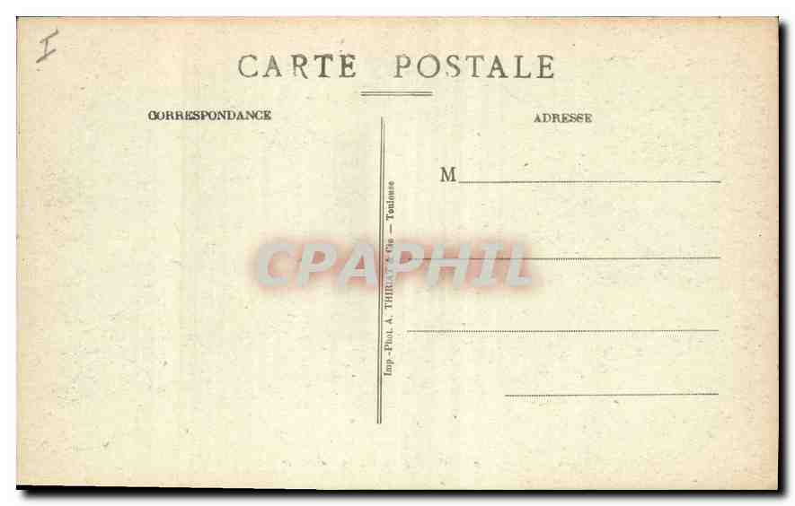CPA Vichy Vue sur les Parcs  — Verso