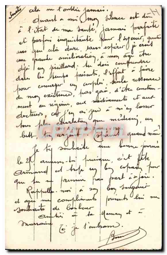 CPA Vichy La Source Chomel  — Verso
