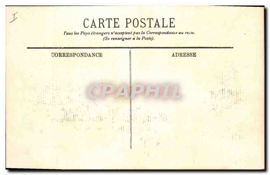 CPA Vichy La Veranda du Casino  — Verso