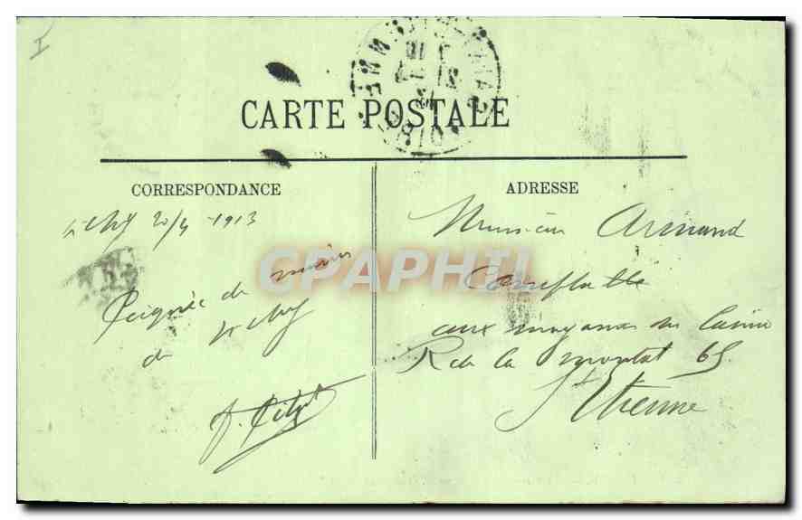CPA Vichy Le Grande Etablissement Thermal  — Rückseite