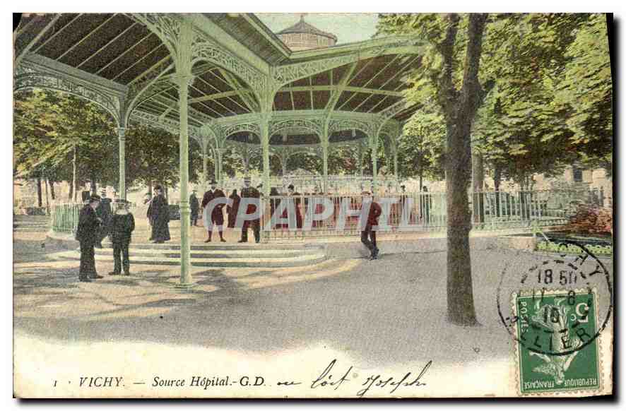 CPA Vichy Source Hopital 