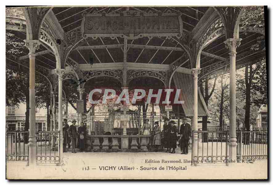 CPA Vichy Allier Source de l'Hopital 