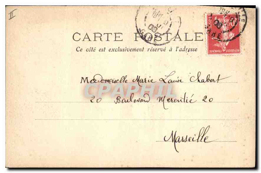 CPA Galerie Promenoir Vichy — Rückseite