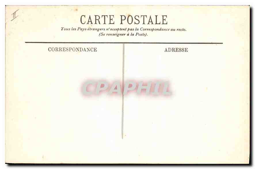 CPA Vichy Une allee au parc des Celestins  — Verso