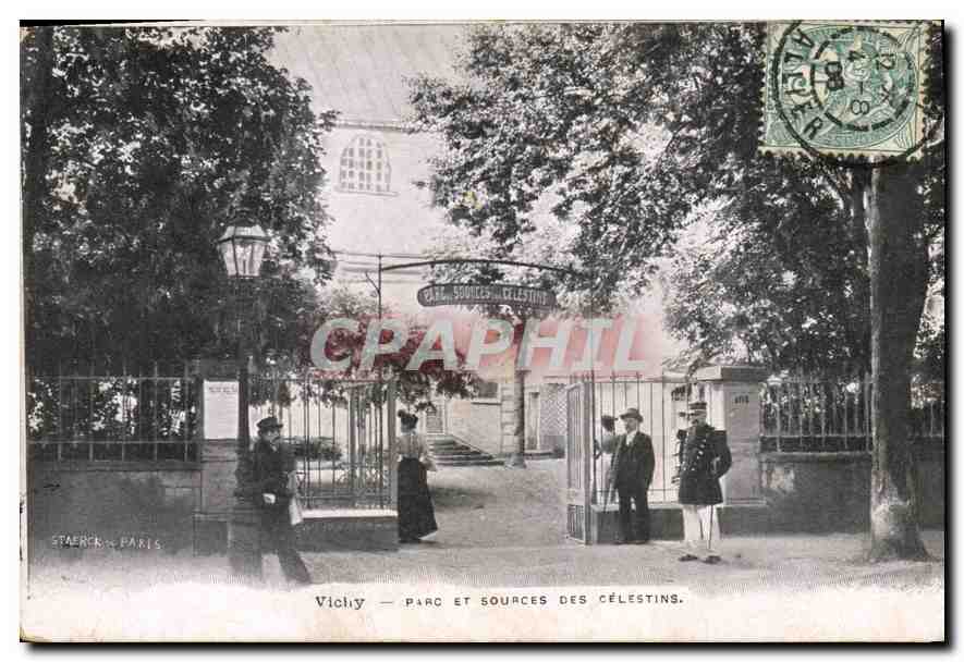 CPA Vichy Parc et Sources des Celestins 