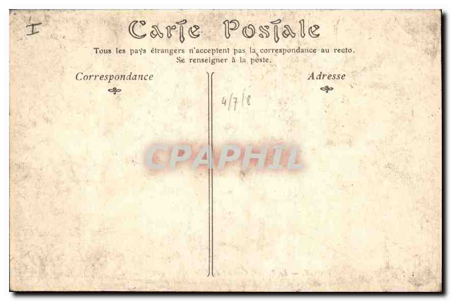 CPA Vichy Le Casino Concert du soir  — Rückseite