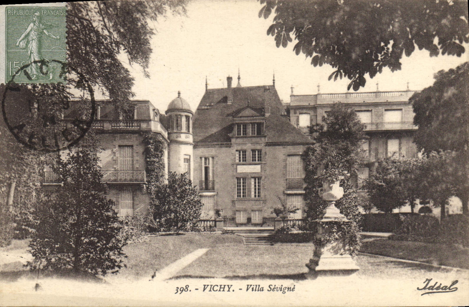 CPA Vichy Villa Sevigne 