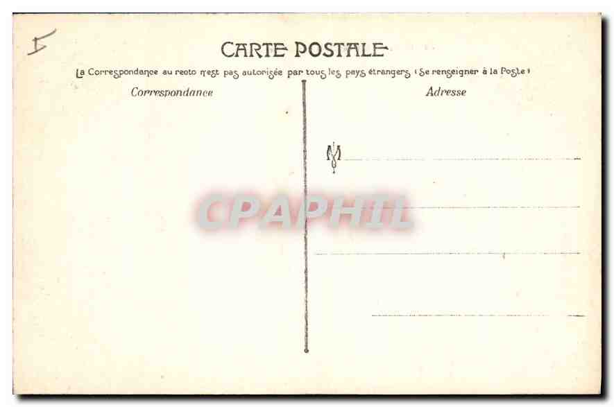 CPA Vichy Vue des llots sur l'Allier  — Rückseite